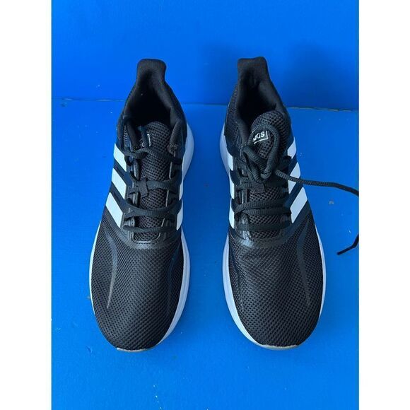 Adidas F36218 Falcon Running Shoes Black Athletic Sneaker Light Weight Size 9.5 - Picture 3 of 6